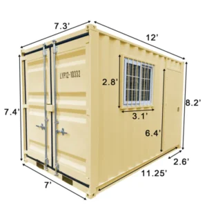 Conteneur d'expédition cubique de 12' – Image 2