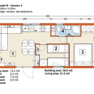 Mobil-home B 23 m² - 31 m² en standard clé en main – Image 4