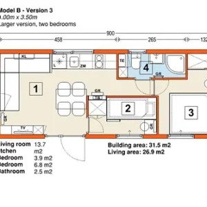 Mobil-home B 23 m² - 31 m² en standard clé en main – Image 5