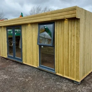 Bureau à domicile / Salle de sport - conversion de conteneur d'expédition – Image 11