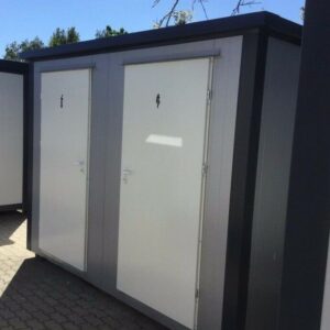Conteneur sanitaire de toilette double cabine – Image 3