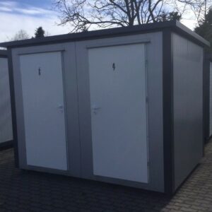 Conteneur sanitaire de toilette double cabine – Image 4