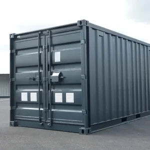 Conteneur 15 pied avec installation électrique,grilles d’aération et verrou clef – Image 2