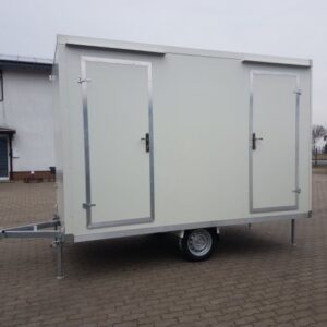 Remorque Sanitaire avec toilette double 3,50x2M 750KG – Image 1