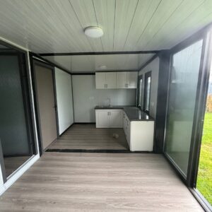 Conteneur mobile Tiny House 3 pièces de 70m2 maison préfabriquée pliable et mobile – Image 3