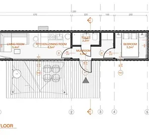 Conteneur Maison de 30 m² en Standard Clé en Main – Image 2