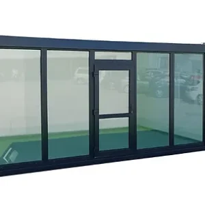 Container 6x3 Mètres avec Paroi Vitrée Ral 7016 – Image 9