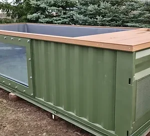 Piscine Conteneur Prête à l'Emploi de 6,2 mx 2,5 m avec Fenêtre de Piscine – Image 4