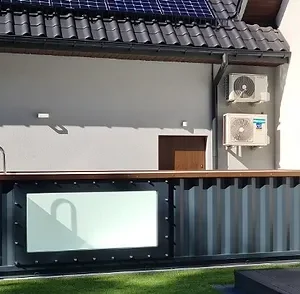 Piscine Conteneur Prête à l'Emploi de 6,2 mx 2,5 m avec Fenêtre de Piscine – Image 6