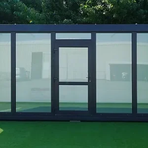 Container 6x3 Mètres avec Paroi Vitrée Ral 7016 – Image 6