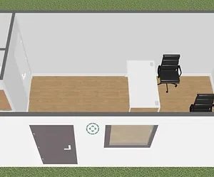 Conteneur Bureau 21 m2 avec WC + Kitchenette – Image 3