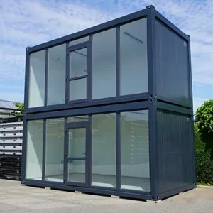 Container 6x3 Mètres avec Paroi Vitrée Ral 7016 – Image 4