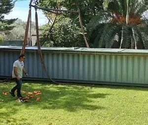 Piscine Conteneur 12.2mx 2.5m Prête à l'Emploi avec Pompe à Chaleur – Image 3