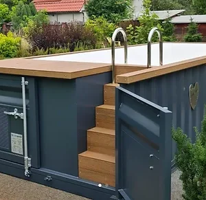 Piscine Conteneur 6.2mx 2.5m Prête à l'Emploi avec Pompe à Chaleur – Image 8