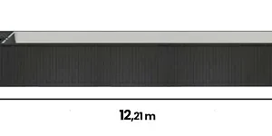 Piscine Conteneur 12,2mx 2,8m Prête à l'Emploi avec Toit, Pack Premium – Image 4
