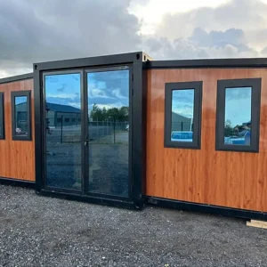 Conteneur d’habitation mobile Bois de luxe