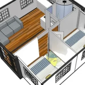 Conteneur Mobile Tiny House Deluxe avec Cuisine – Image 3