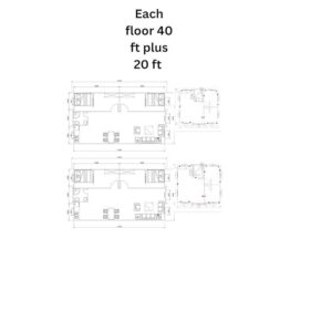 Maison de luxe avec terrasse 2 chambres à coucher 60 pieds sur 40 pieds – Image 5