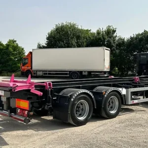 Remorque cardi avec roll-off pneumatique L 9,27 m – Image 3