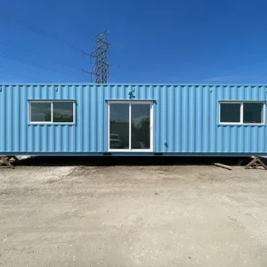 Maison conteneur de 40” Modèle “EPINA”Bleu – Image 1