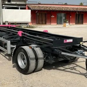 Remorque cardi avec roll-off pneumatique L 9,27 m