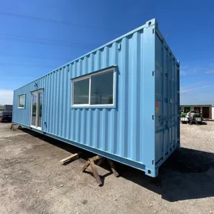 Maison conteneur de 40” Modèle “EPINA”Bleu – Image 2