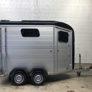Remorque Van Chevaux Böckmann Portax silver + black avec sellerie – Image 29