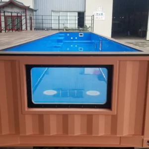 Conteneur de piscine SP02 de 11,8 m avec revêtement en fibre de verre – Image 1