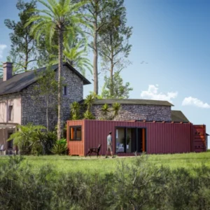 Studio conteneur ECOLOGIA 40 pieds 28 m² habitables 2 chambres – Image 2