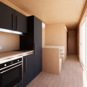 Studio conteneur ECOLOGIA 40 pieds 28 m² habitables 2 chambres – Image 10