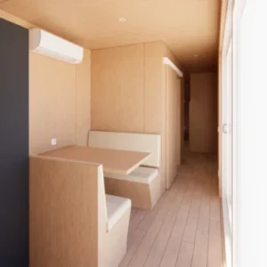 Studio conteneur ECOLOGIA 40 pieds 28 m² habitables 2 chambres – Image 9