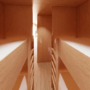 Studio conteneur ECOLOGIA 40 pieds 28 m² habitables 2 chambres – Image 6