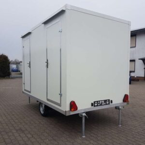 Remorque Sanitaire avec toilette double 3,50x2M 750KG – Image 6