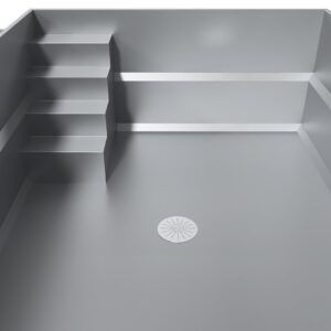 Piscine inox Skimmer piscine professionnel 3,5x9x1,5 m – Image 2