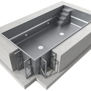 Piscine inox Skimmer piscine professionnel 3,5x9x1,5 m – Image 4