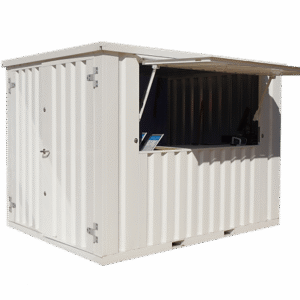 Container Bar pliable XL 4 x 2 mètres RAL 9016 – Image 1