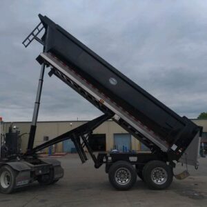 Remorque à benne basculante en acier MAC | Tandem | Quart de châssis | Remorque surbaissée 24' x 96" – Image 7