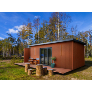 Conteneur Converti : Espace de Vie Extérieur Moderne et Élégant – Image 1