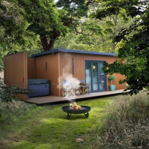 Conteneur Converti : Espace de Vie Extérieur Moderne et Élégant – Image 12