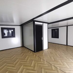 Conteneur maison Deluxe (19ft*20ft) salle de bain avec toilette et douche – Image 14