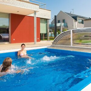 Toiture de piscine Clear A1 pour piscine jusqu'à 3,20 x 6,30 m – Image 4