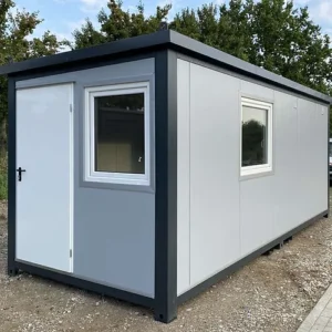 Container 6x2,40m + WC, douche et cuisine – Image 1