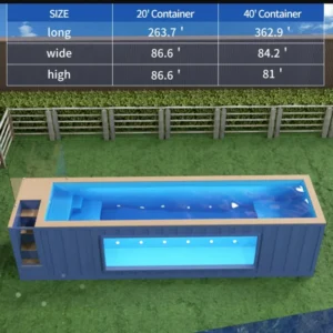 Conteneur piscine 20 pieds et 40 pieds – Image 2