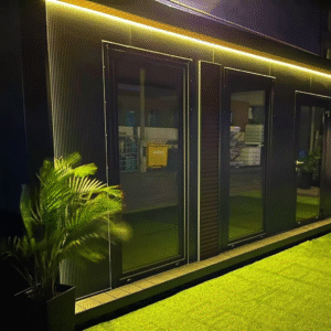 Conteneur de bureau Conteneur d'habitation Abri de jardin - 6 x 3m avec chauffage – Image 2