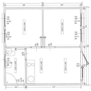 Conteneur maison 36m²avec 3 chambres + salle de bain – Image 10