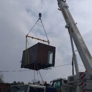 Conteneur de bureau Conteneur d'habitation Abri de jardin - 6 x 3m avec chauffage – Image 4