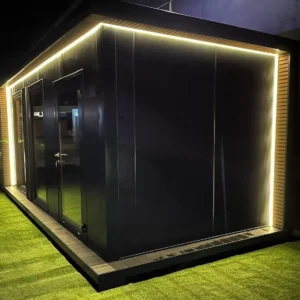 Conteneur de bureau Conteneur d'habitation Abri de jardin - 6 x 3m avec chauffage – Image 9